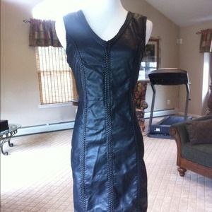 I can't believe it's not leather dress