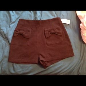 Forever 21 black highwasted shorts size m