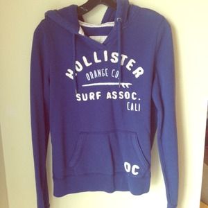 Blue hollister hoodie