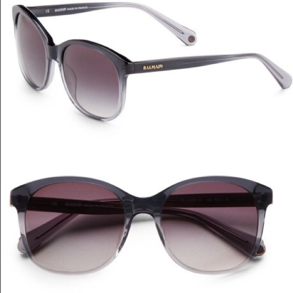 👏SOLD🙏 Balmain Ombré rounded Cateye sunglasses - Picture 1 of 3