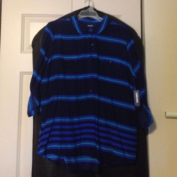 ❌❌SOLD❌❌Brand new Navy blouse