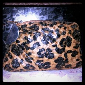 Cheetah wristlet