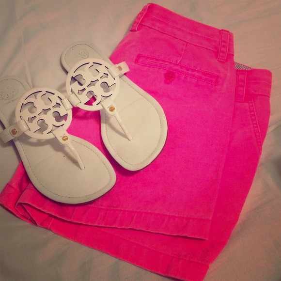 J.Crew Hot Pink Chino Shorts