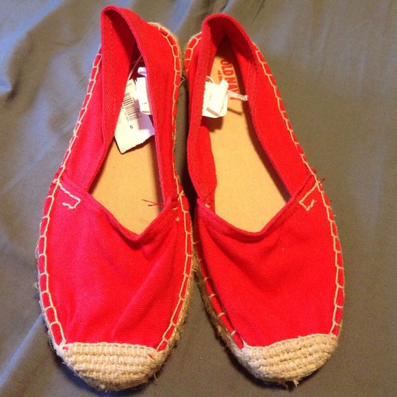 Brand New Red Espadrille Flats!