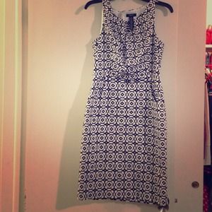 Chaps formal dress (black and white) size 10