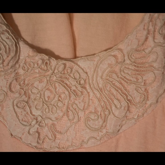 Pink Ruffled Lace Top - Picture 2 of 2