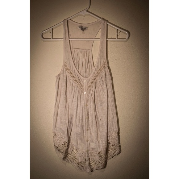 White Lace Tank