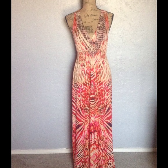 Fresh of LA Dresses & Skirts - NEW Graphic Print Maxi. NWOT/No Trades