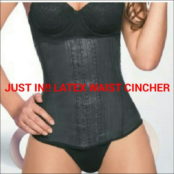 Latex waist cincher