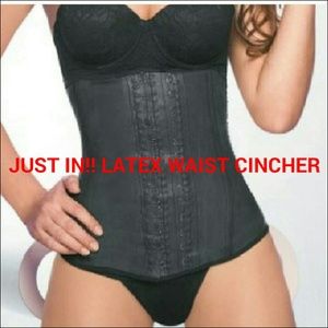Latex waist cincher