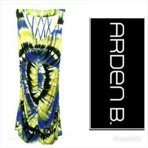 Arden B. Multi Colored Tie Dye Dress