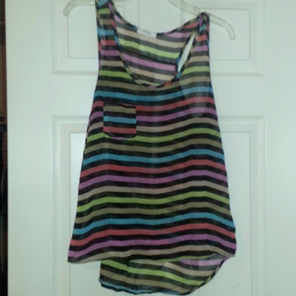 POETRY CLOTHING HIGH/LOW TANK - Picture 2 of 2