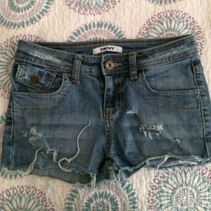 Denim shorts