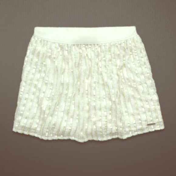 Abercrombie 'Alexis' shine skirt