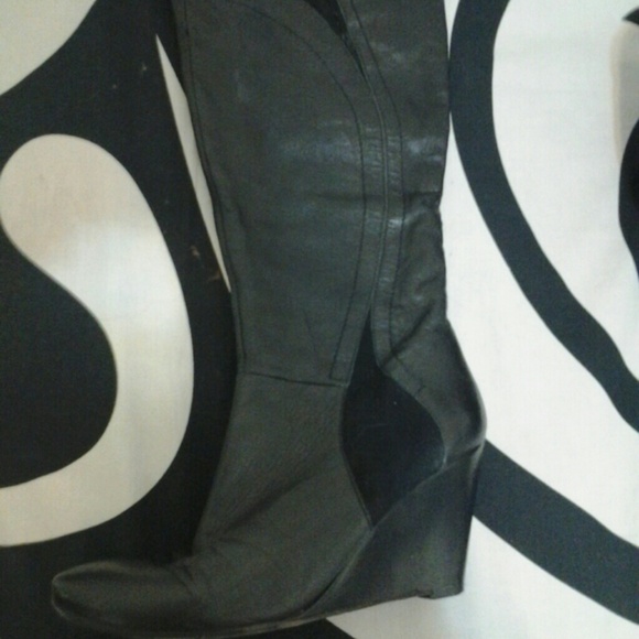 Nine west wedge boots