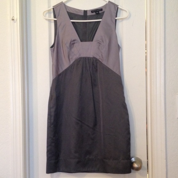 Gray colorblock dress!