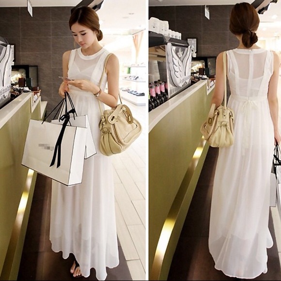 Beautiful white Korean dress