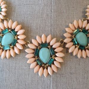 Jewelry - Peach and Mint statement necklace NEW Jewelry - Peach and Mint statement necklace NEW
