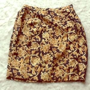 Coldwater Creek Print Wrap Skirt
