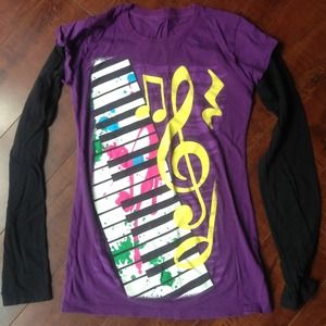 Music graphic tee