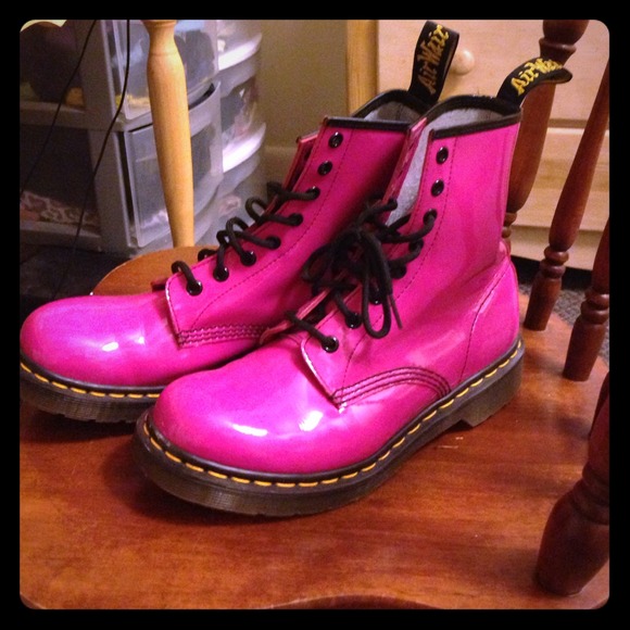 Hot pink Doc Martens