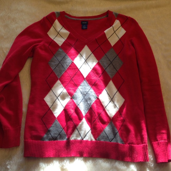 Argyle Izod sweater