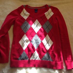 Argyle Izod sweater