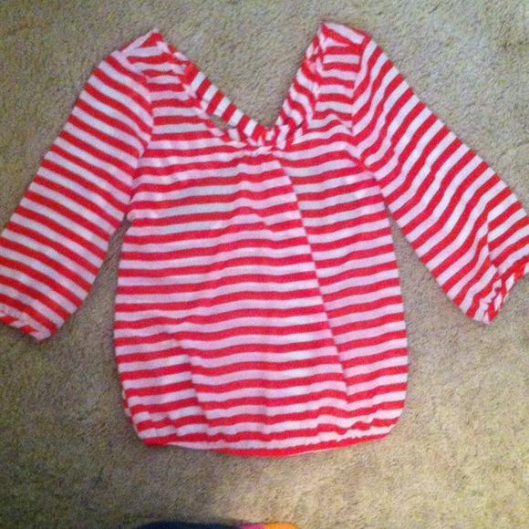 Striped sheer top❤️ - Picture 1 of 2