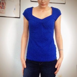 Banana Republic Cap Sleeve Tee