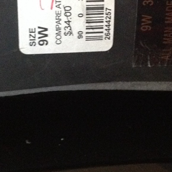 New black & grey flats. NWOT. - Picture 4 of 4