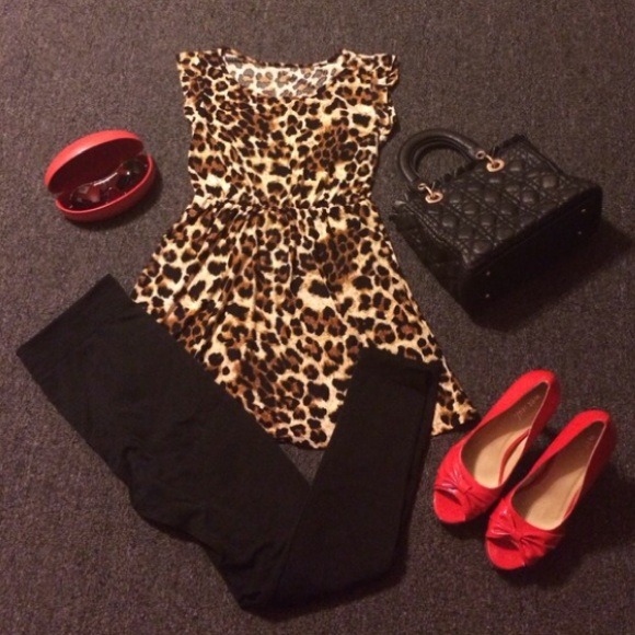 Dresses & Skirts - NWOT💕FABULOUS LEOPARD MINI DRESS/TUNIC/LONG TOP💕