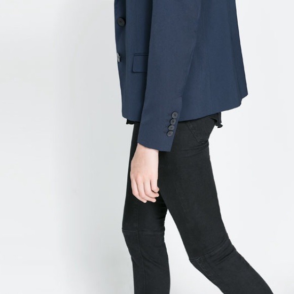 ZARA. New. Dark navy blazer - Picture 3 of 3