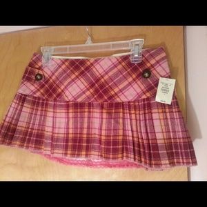 Abercrombie & Fitch size 2 plaid skirt NWT