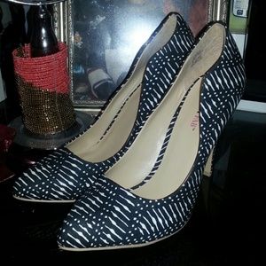 Just Fab tribal print heels