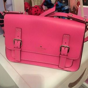 Kate spade hot pink Essex Leather Crossbody bag