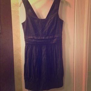 Dark denim fitted dress