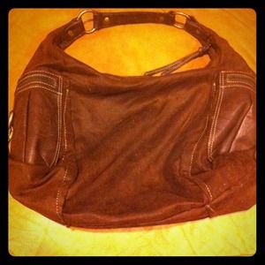 Leather brown purse