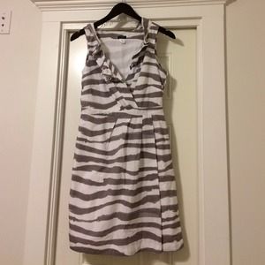 J crew Blakey zebra stripe dress