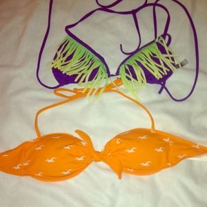 PAC sun & hollister swim suit tops