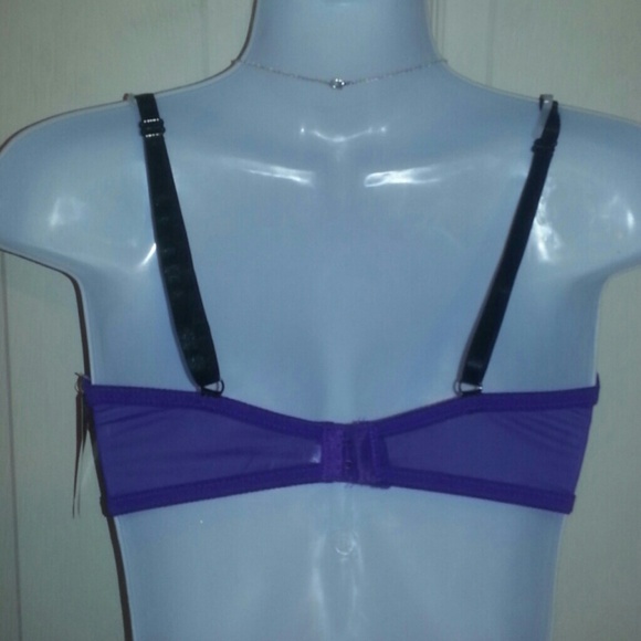 NWT! 36D Purple Adjustable Unerwire Designer Bra - Picture 4 of 4