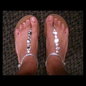 Silver Sandals