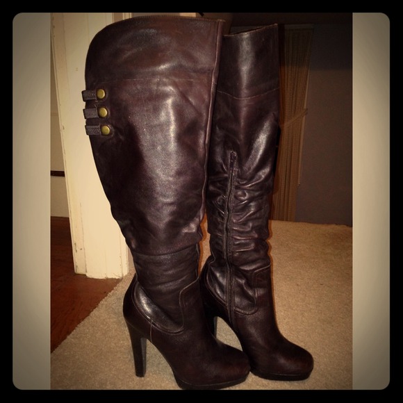 Brown Jessica Simpson Over the Knee boot