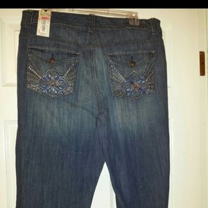 Denim capris