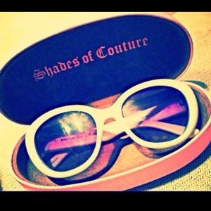 Juicy Couture Off White Cat Eye sunglasses