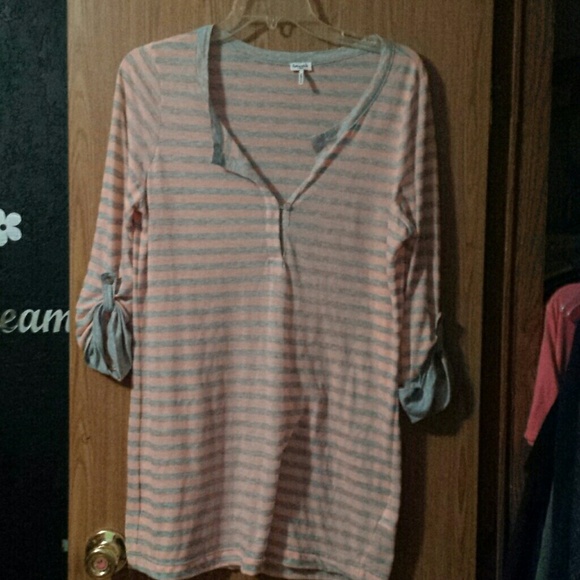 Peach striped shirt - Picture 1 of 1