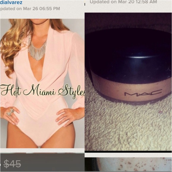 Bundle bodysuit & mac powder. 💕💕