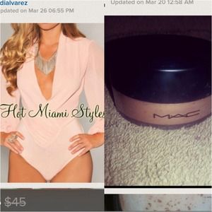 Bundle bodysuit & mac powder. 💕💕