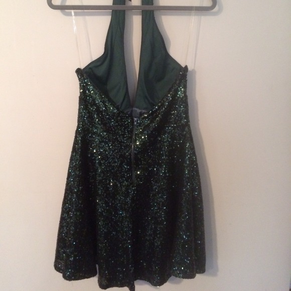 Sold! Agaci Sequin Halter Dress - Picture 2 of 2