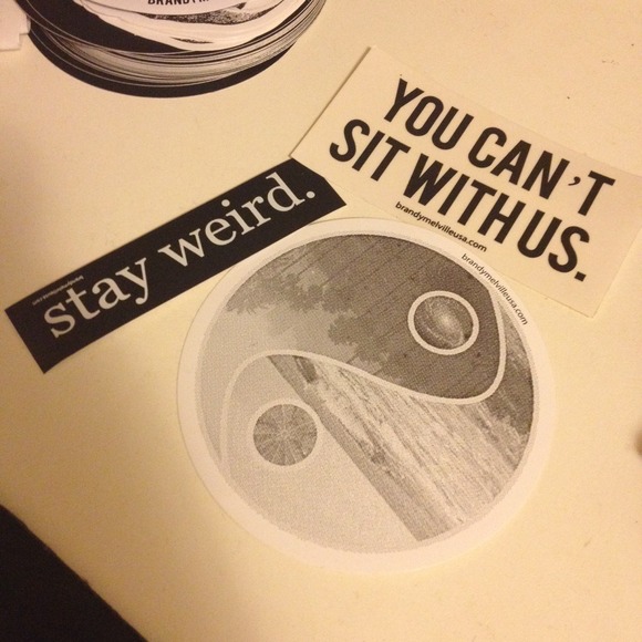 Brandy melville stickers