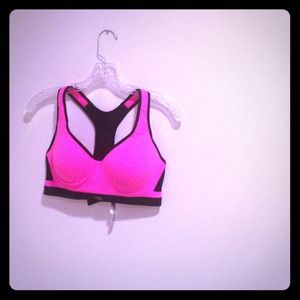 Victoria's Secret hot pink sports bra